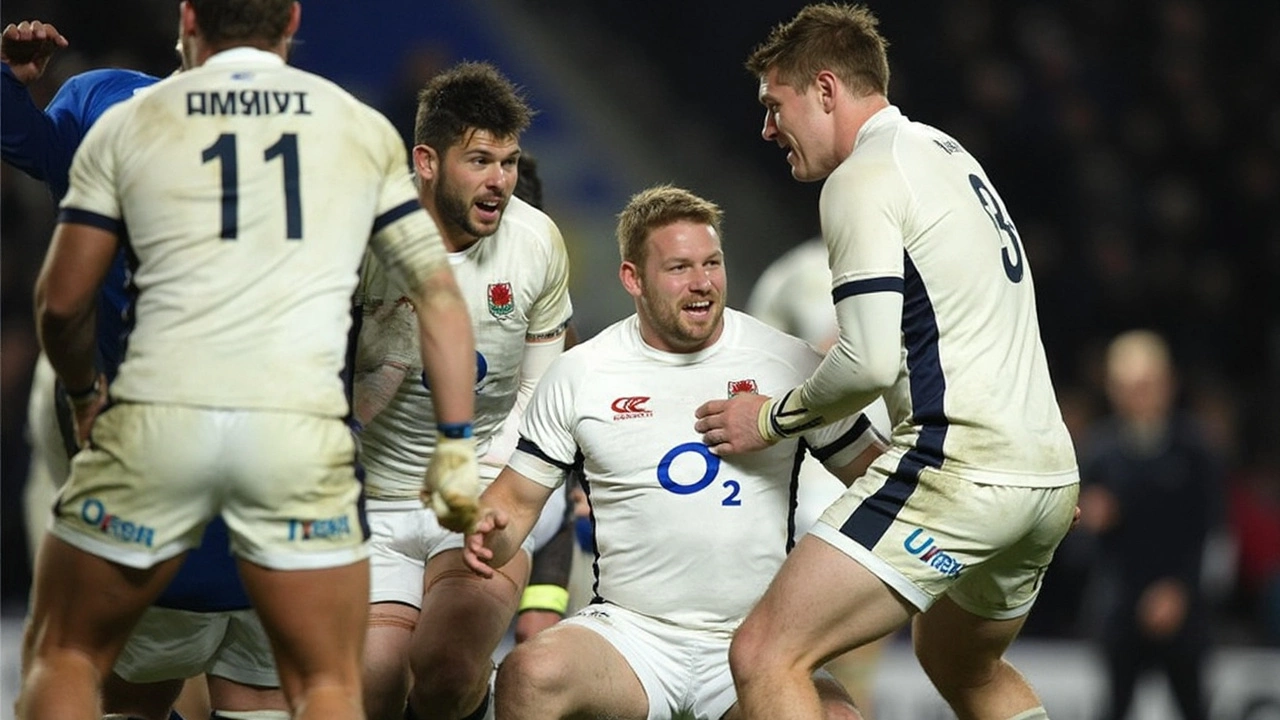 England Triumphs over France with Last-Minute Victory in Six Nations