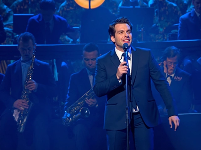 Jonathan Groff and Just in Time Cast Bring Bobby Darin’s ‘Beyond the Sea’ to The Late Show Stage