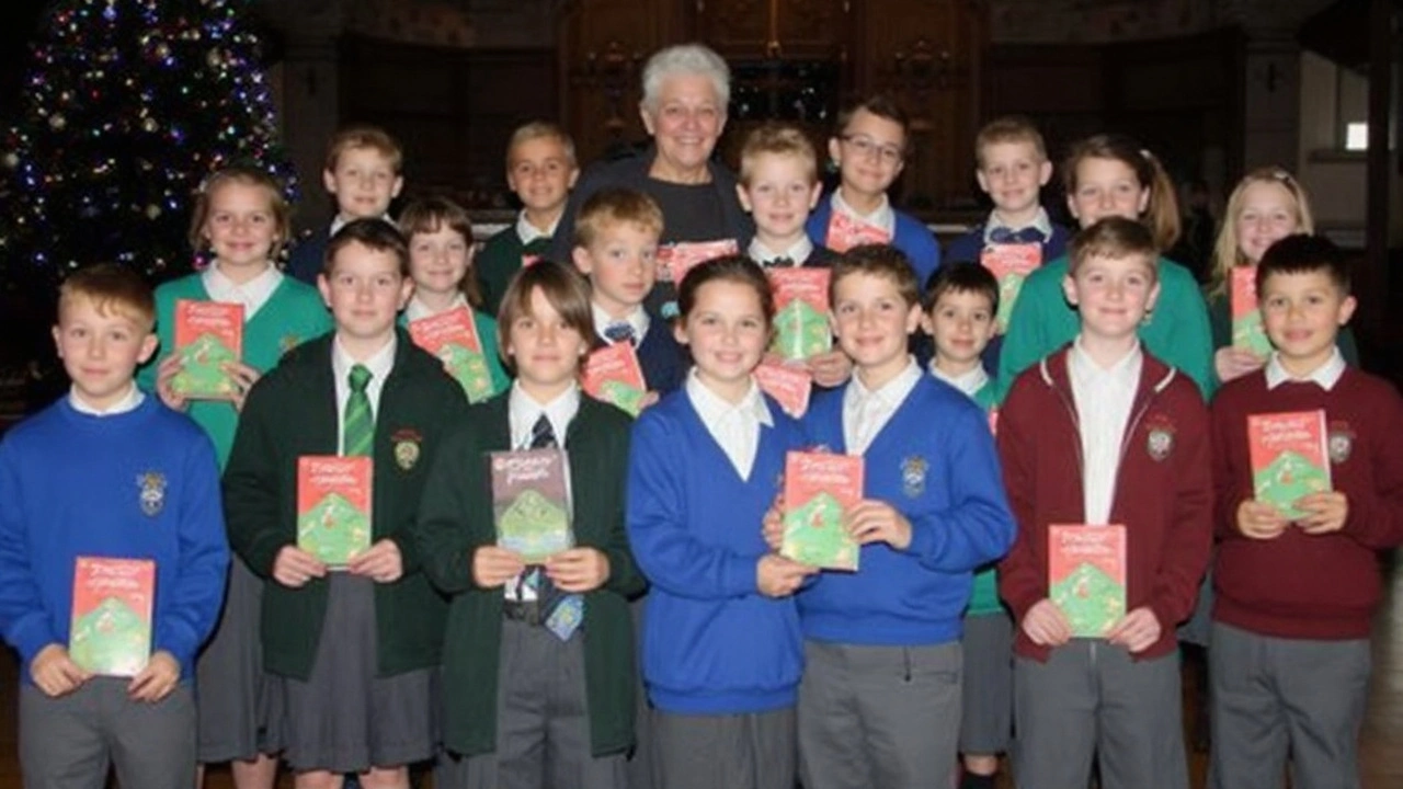 Jacqueline Wilson thrills Lancaster pupils with festive visit and new Faraway Tree chapter